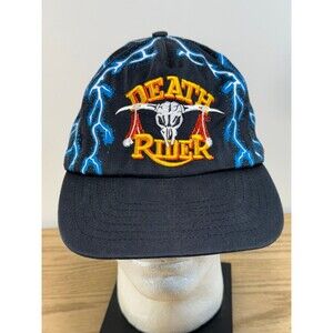 Vintage Rare Death Rider Lightning American Thunder Style Hat Snapback‎